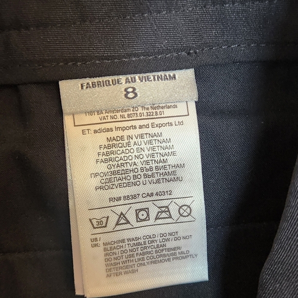 Classic Black Adidas Women's Shorts - Picture 3 of 5